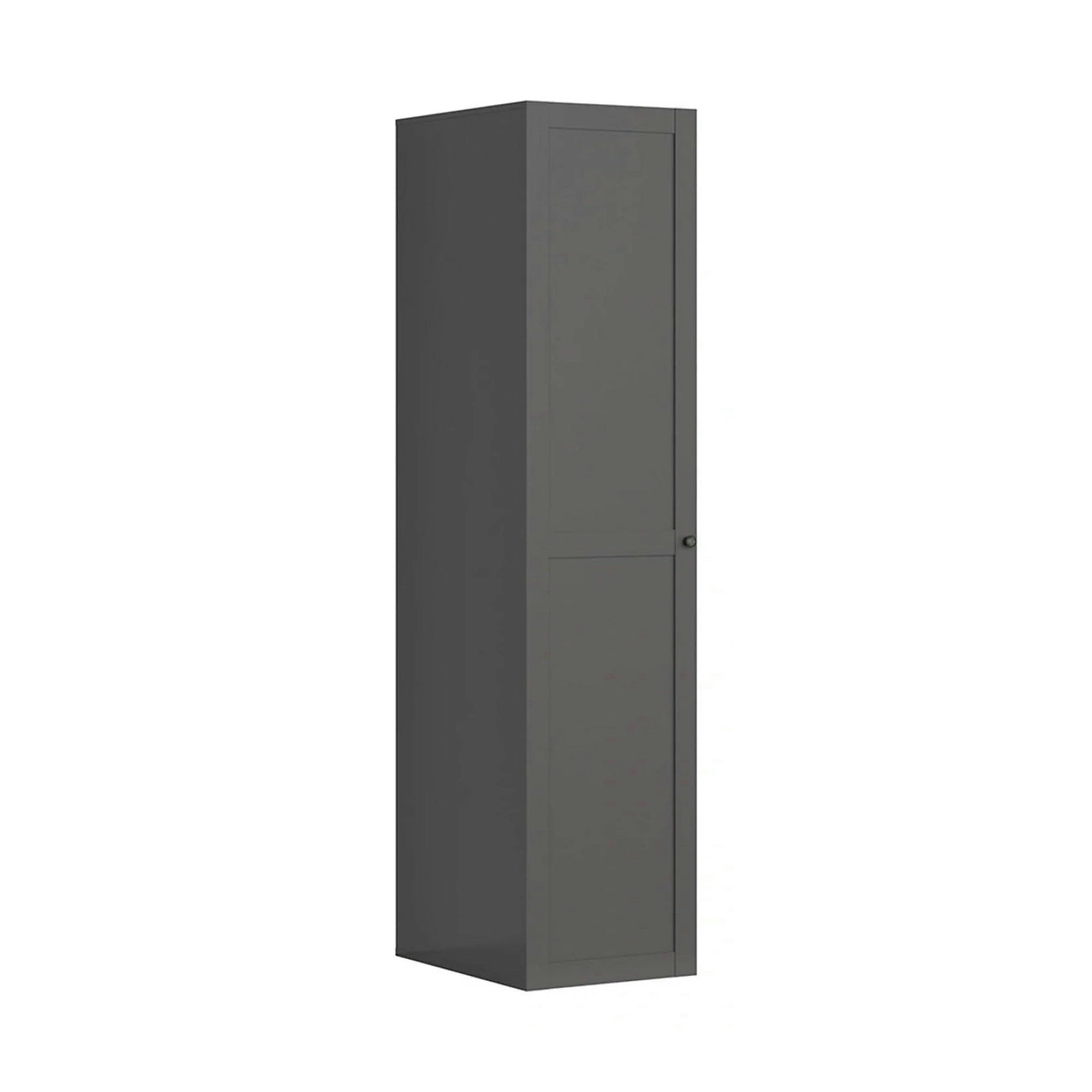 Dulap FLEX, gri grafit, PAL, cu o usa, 50x66x218 cm