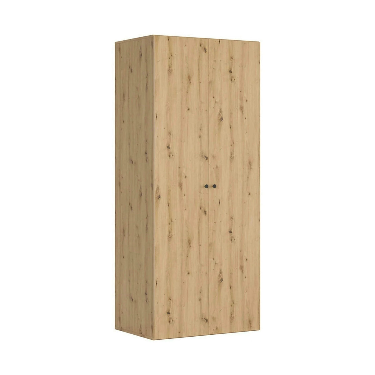 Dulap FLEX, stejar artisan, PAL, cu 2 usi, 100x66x240 cm