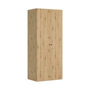 Dulap FLEX, stejar artisan, PAL, cu 2 usi, 100x66x240 cm