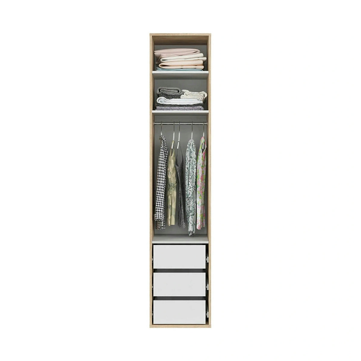 Dulap FLEX, stejar sonoma, PAL, cu o usa, 50x66x240 cm