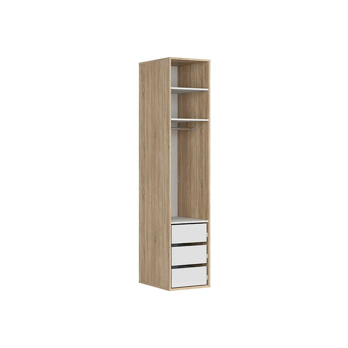 Dulap FLEX, stejar sonoma, PAL, cu o usa, 50x66x240 cm