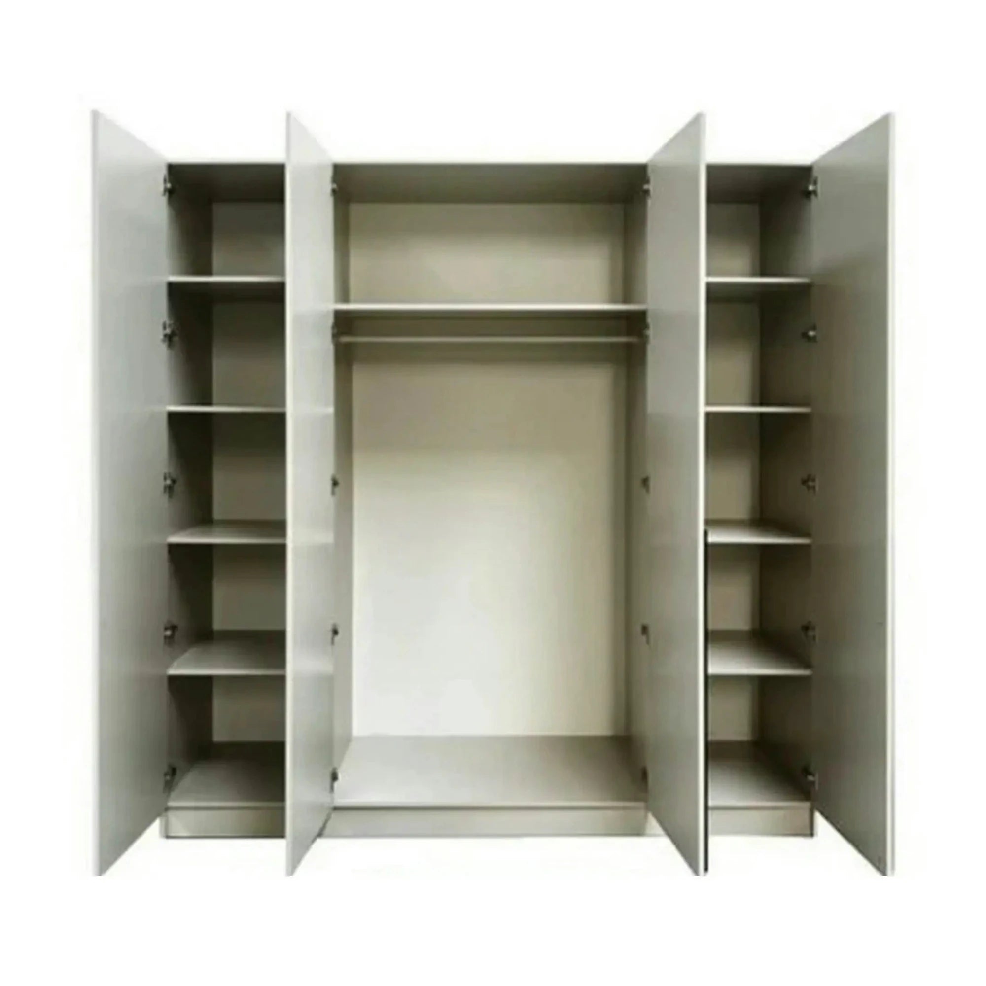Dulap garderoba hol DENVER DEN2, casmir, PAL, cu 4 usi, 200x59x215 cm