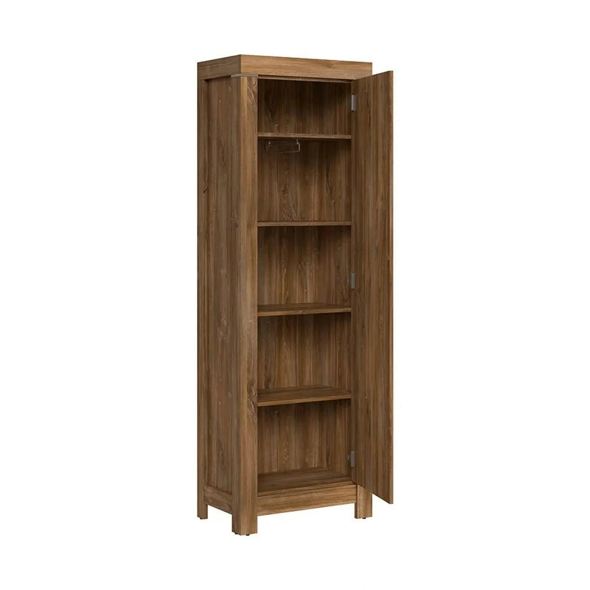Dulap GENT, stejar stirling, PAL laminat, cu o usa, 66x40x201 cm