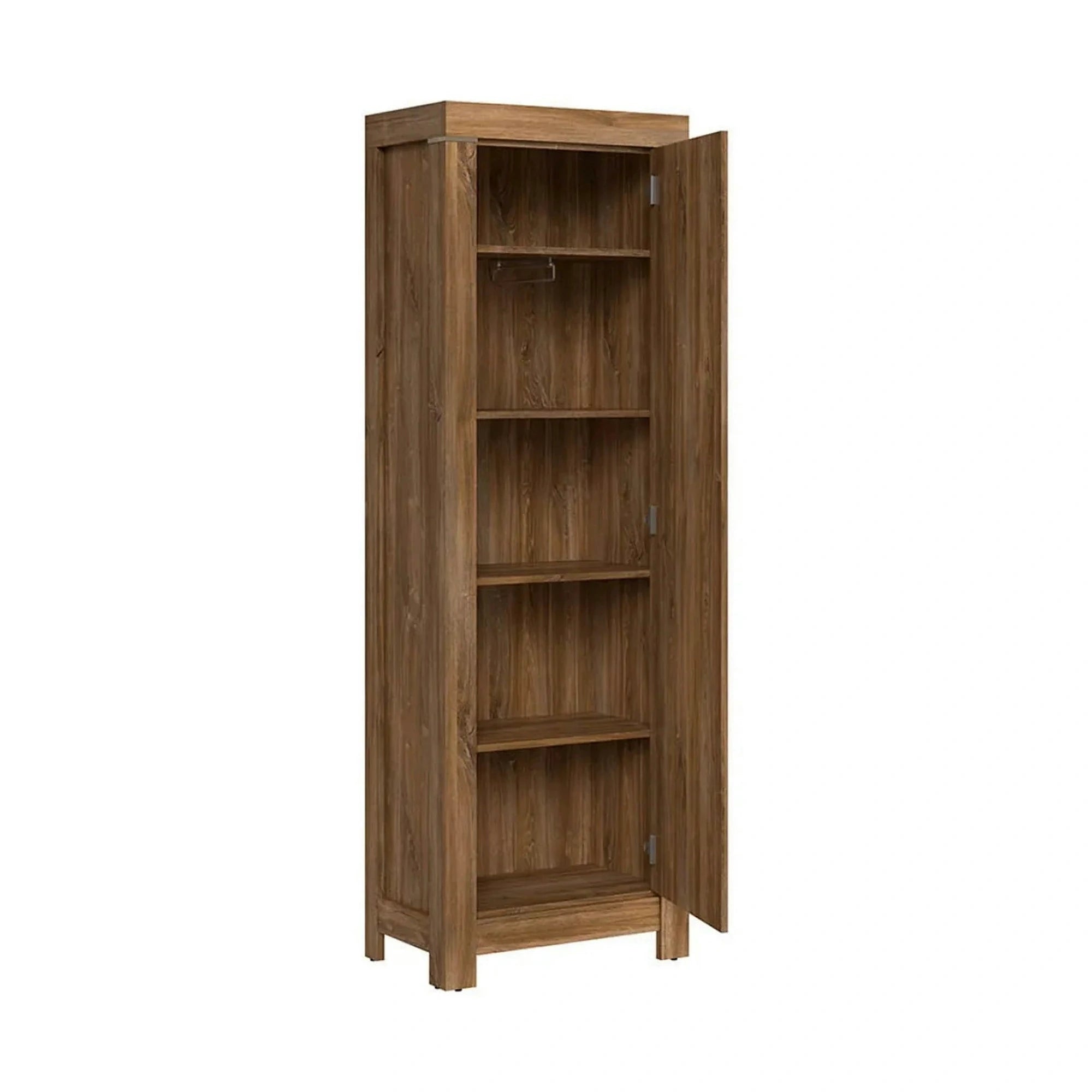 Dulap GENT, stejar stirling, PAL laminat, cu o usa, 66x40x201 cm