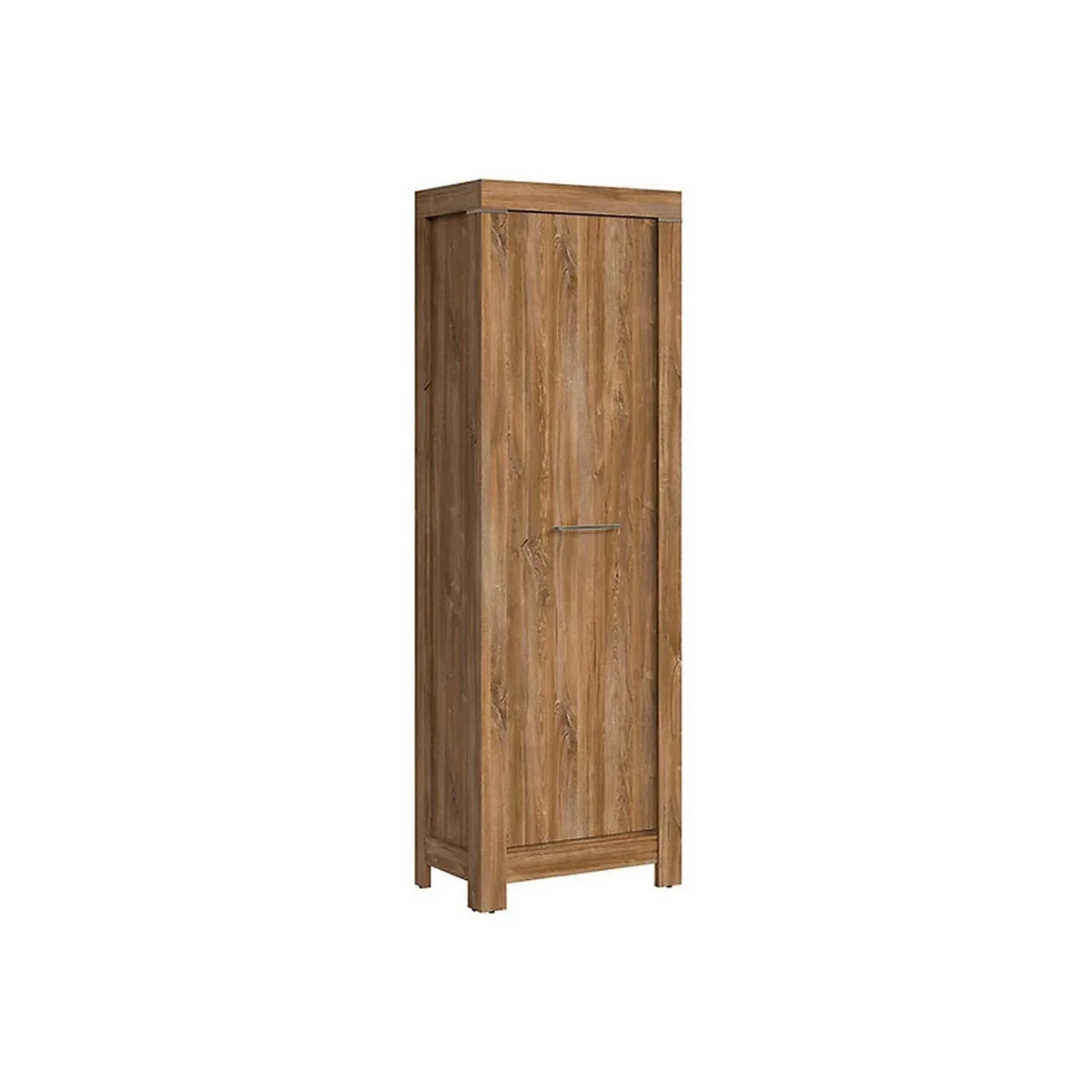 Dulap GENT, stejar stirling, PAL laminat, cu o usa, 66x40x201 cm