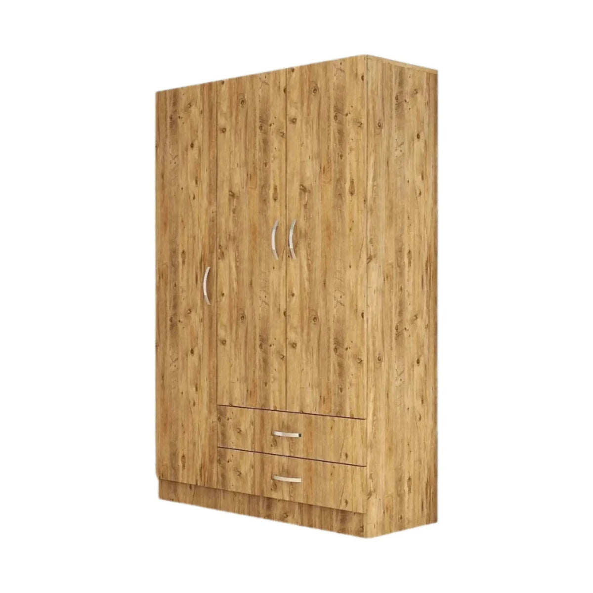 Dulap GRD0502, stejar, PAL melaminat, cu 3 usi si 2 sertare, 120x47x182 cm