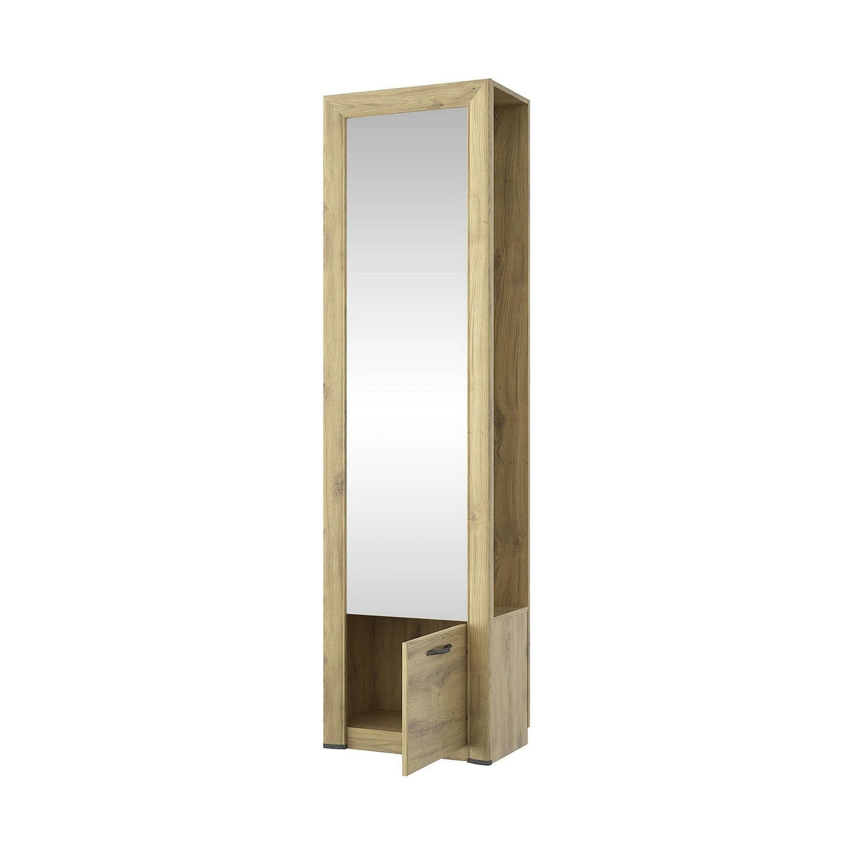 Dulap hol SAPORI, stejar navarra, PAL laminat, 60x36x217 cm