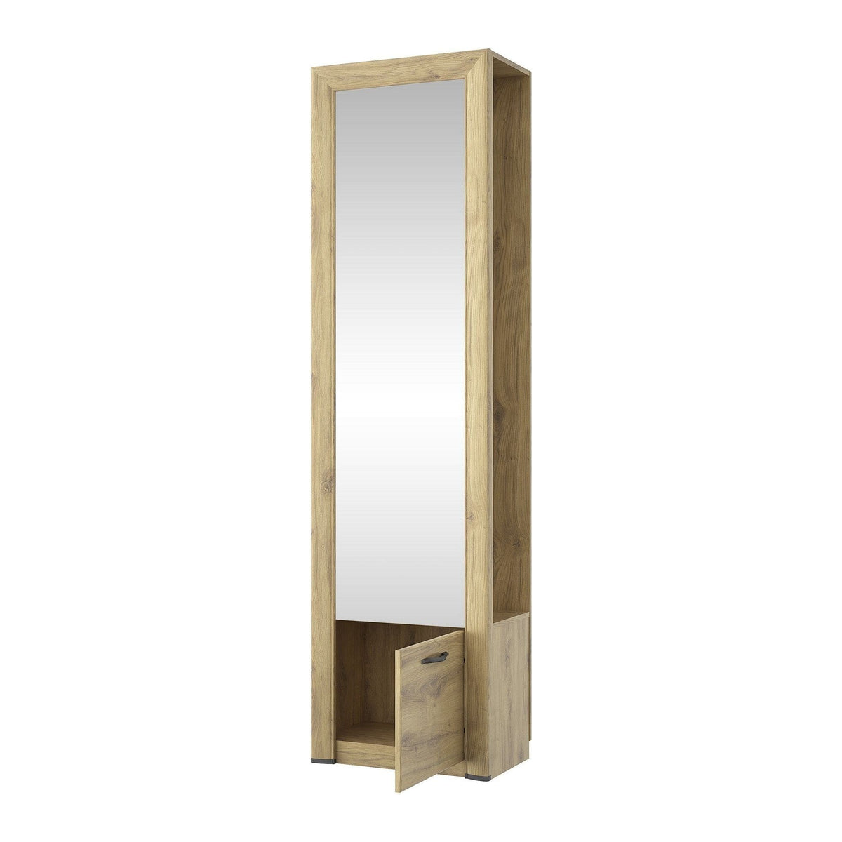 Dulap hol SAPORI, stejar navarra, PAL laminat, 60x36x217 cm