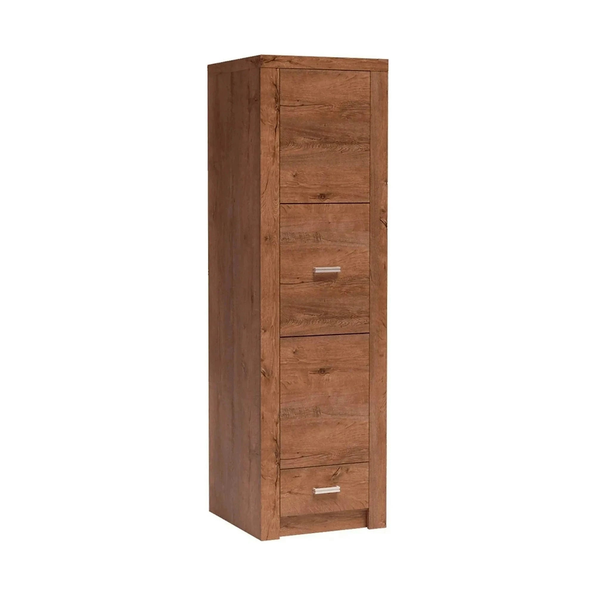 Dulap INFINITY I-02, frasin deschis, PAL melaminat, cu o usa si un sertar, 56x58x192 cm