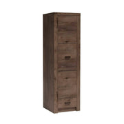 Dulap INFINITY I-02, frasin inchis, PAL melaminat, cu o usa si un raft, 56x58x192 cm