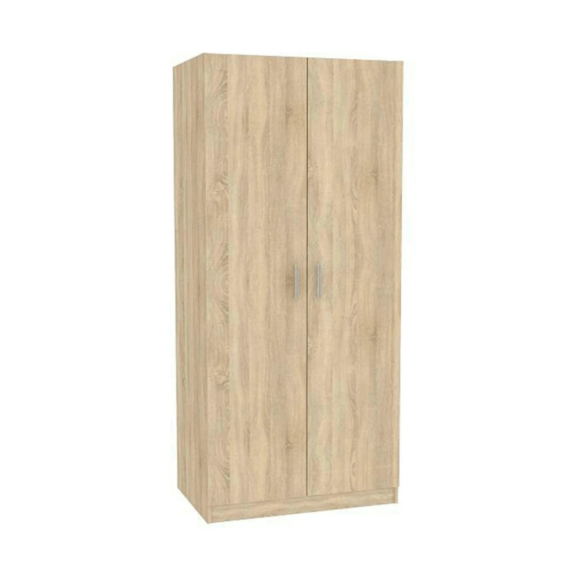 Dulap INVITA, stejar sonoma, PAL melaminat, cu 2 usi, 90x60x200 cm