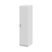 Dulap INVITA Tip 1, alb, DTD laminat, cu o usa, 46x60x200 cm