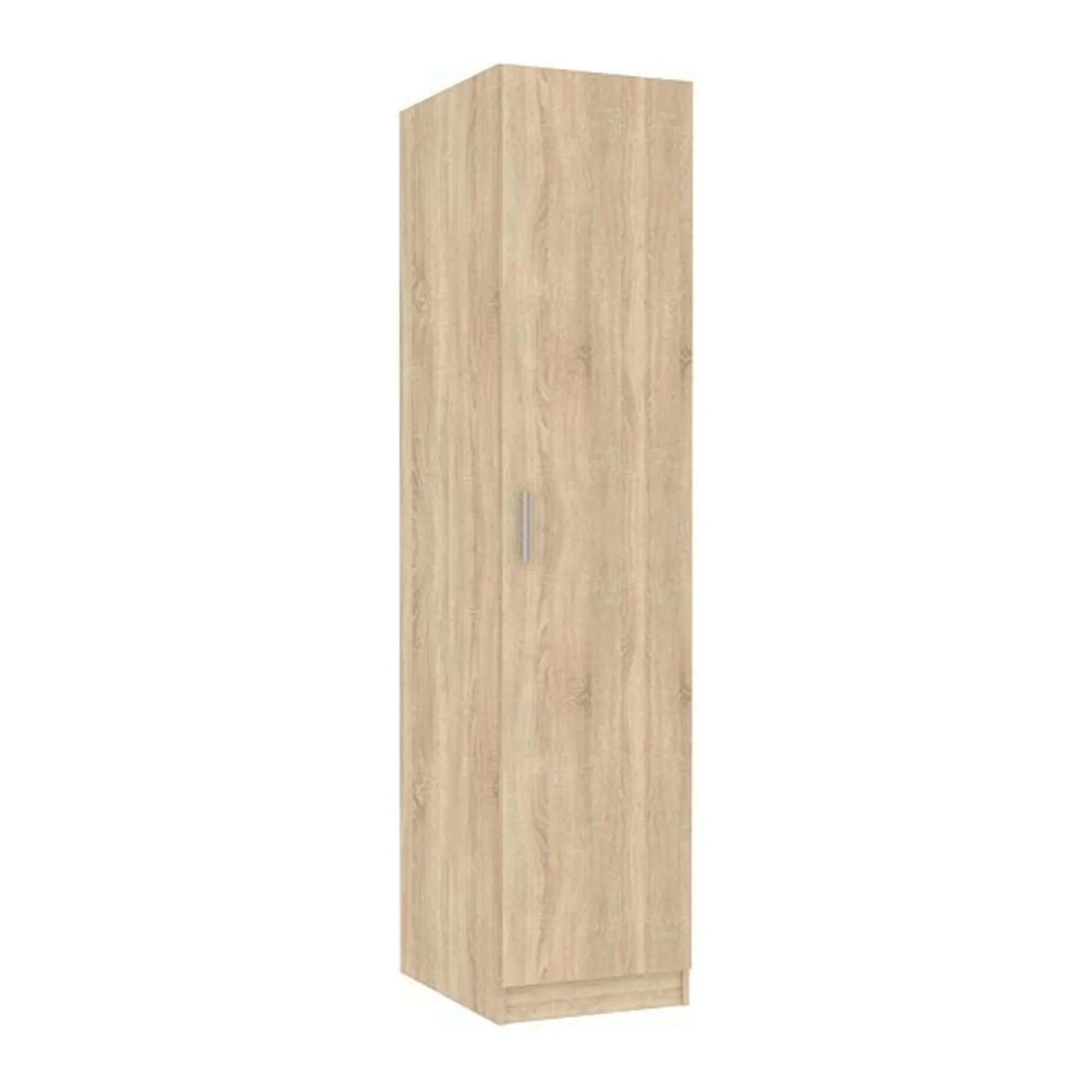 Dulap INVITA Tip 1, stejar sonoma, DTD laminat, cu o usa, 46x60x200 cm