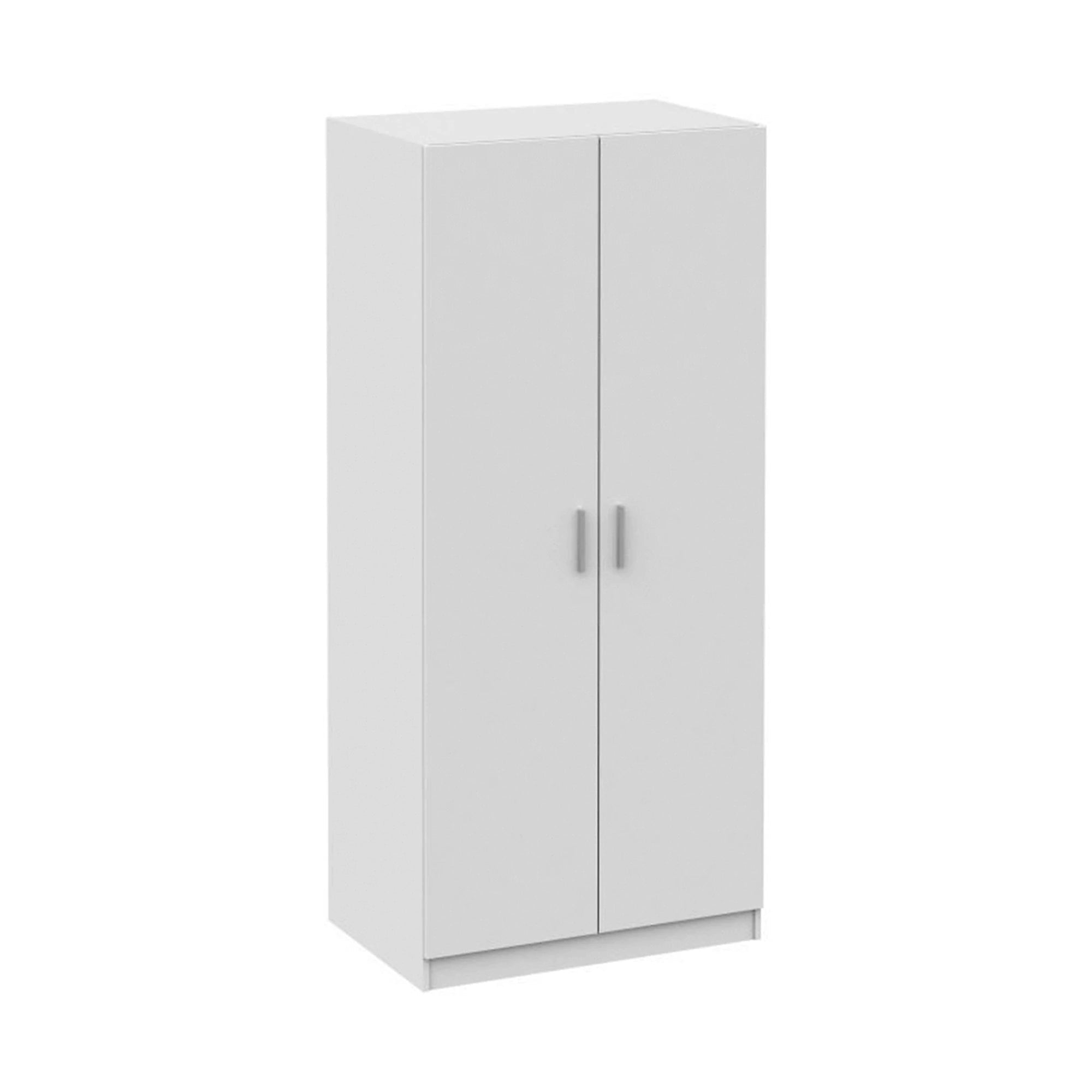 Dulap INVITA Tip 4, alb, DTD laminat, cu 2 usi, 90x60x200 cm