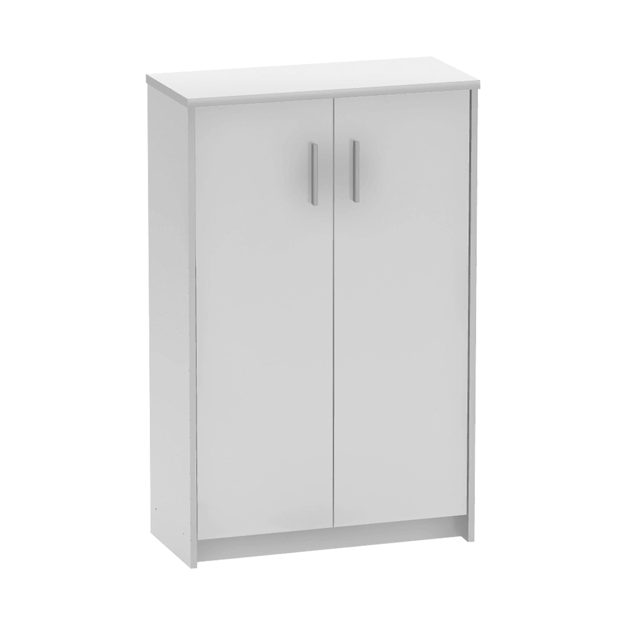 Dulap JOHAN 2 NEW 13, alb, DTD laminat, cu 2 usi, 73x34x116 cm