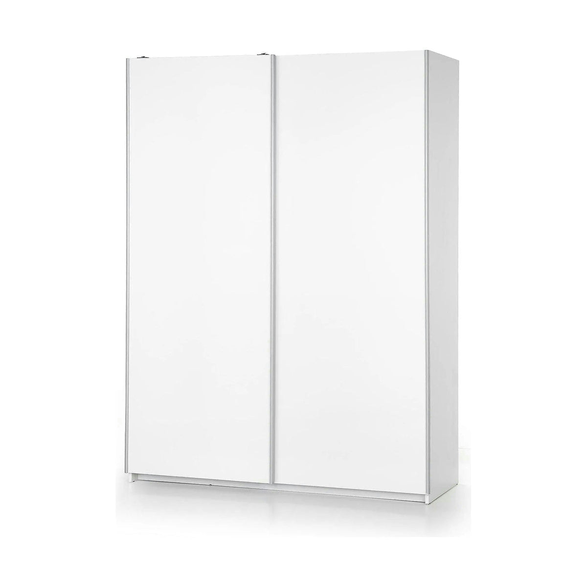Dulap LIMA S1, alb, PAL laminat, cu 2 usi, 153x58x210 cm