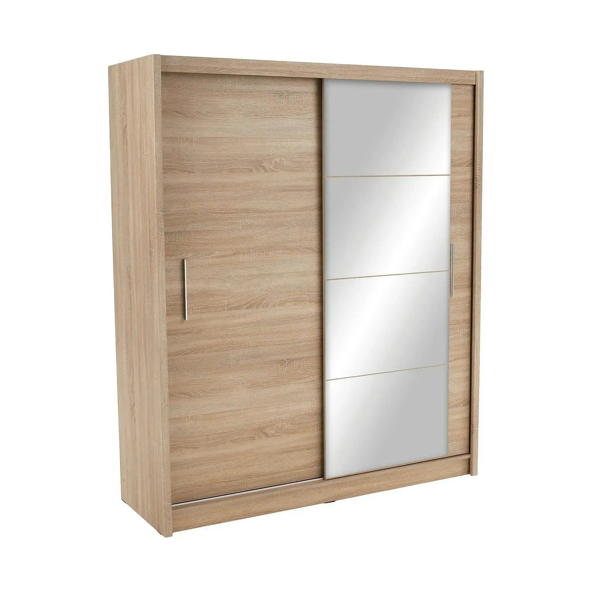 Dulap LOW, stejar sonoma, DTD laminat, cu 2 usi, 180x61x215 cm