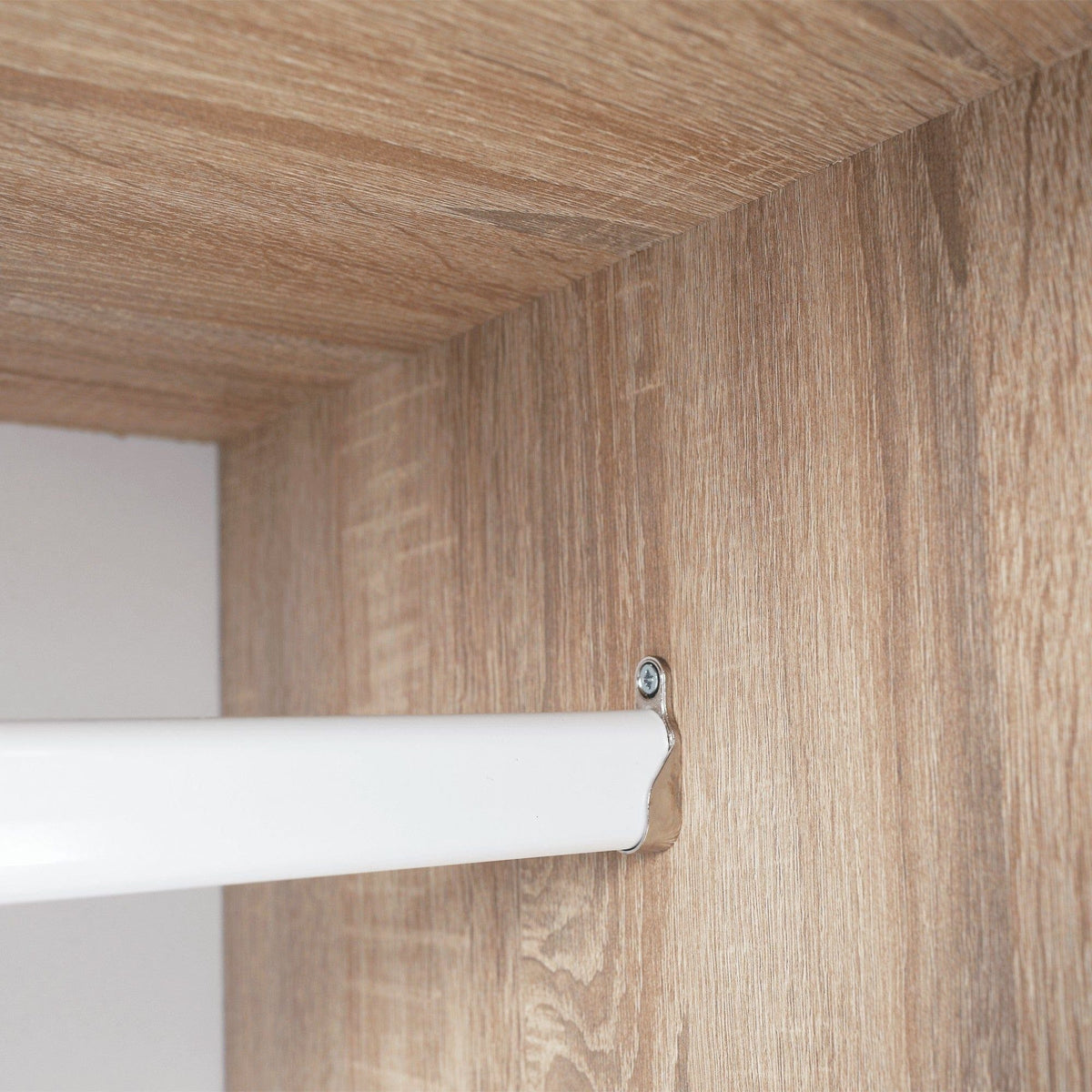 Dulap LOW, stejar sonoma, DTD laminat, cu 2 usi, 180x61x215 cm