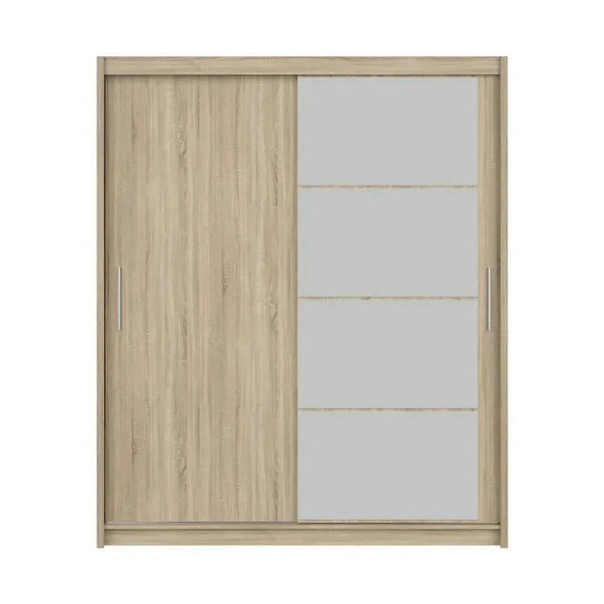Dulap MARIO 180, stejar sonoma, PAL, cu 2 usi, 180x61x216 cm