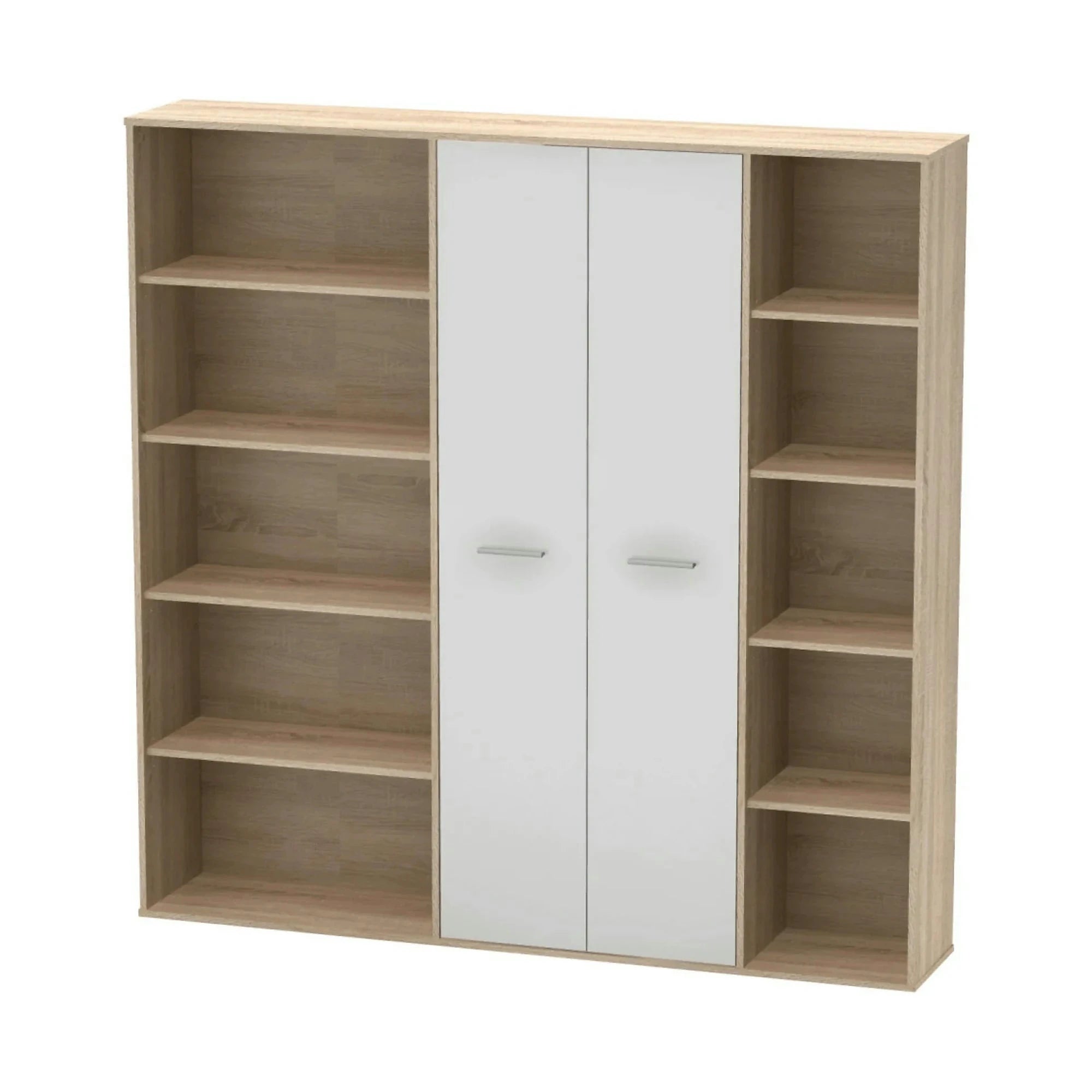 Dulap MAURUS NEW MA50, stejar sonoma/alb, PAL melaminat, 181x34x181 cm
