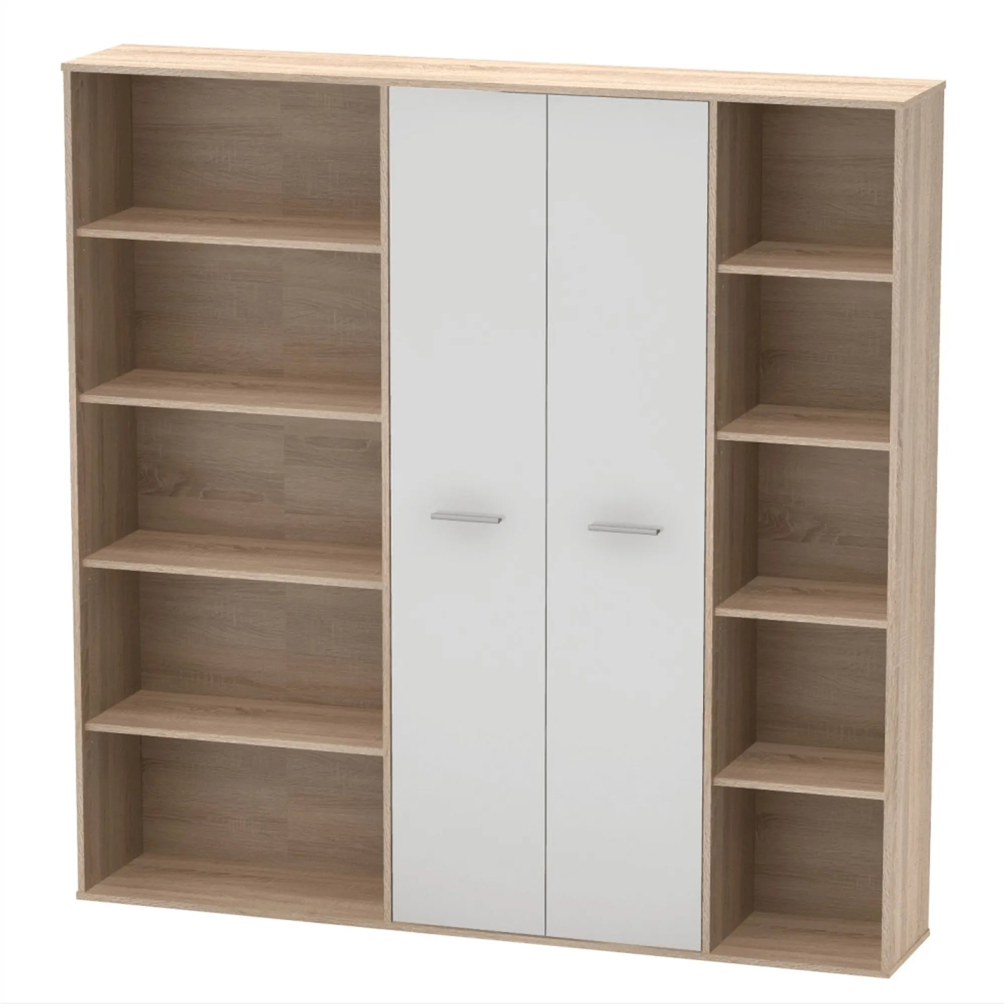 Dulap MAURUS NEW MA50, stejar sonoma/alb, PAL melaminat, 181x34x181 cm