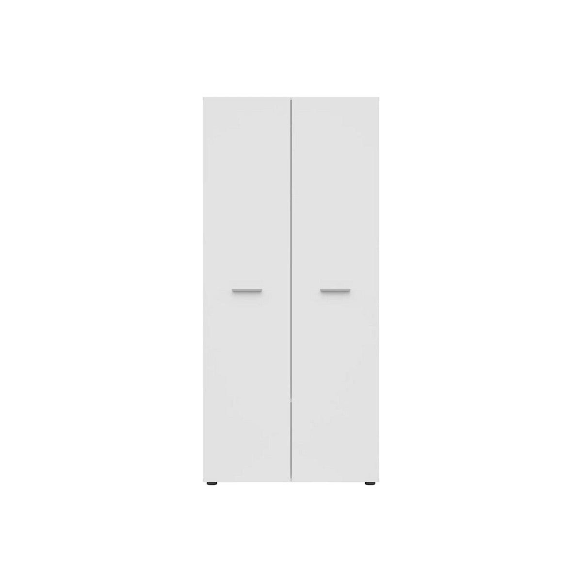 Dulap NENO, alb, PAL, cu 2 usi, 81x54x179 cm