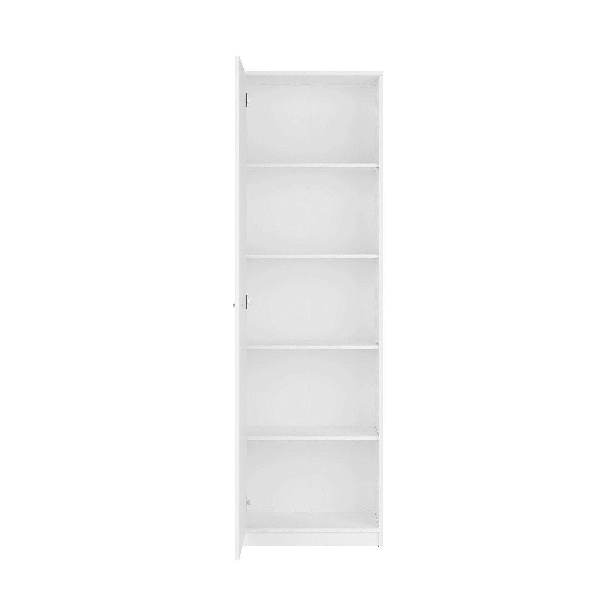 Dulap NEPO PLUS, alb, PAL, cu o usa, 60x34x197 cm