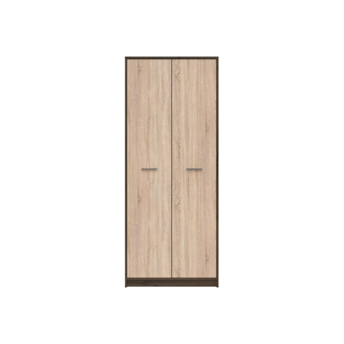 Dulap NEPO PLUS, stejar inchis/stejar sonoma, PAL laminat, 80x55x197 cm