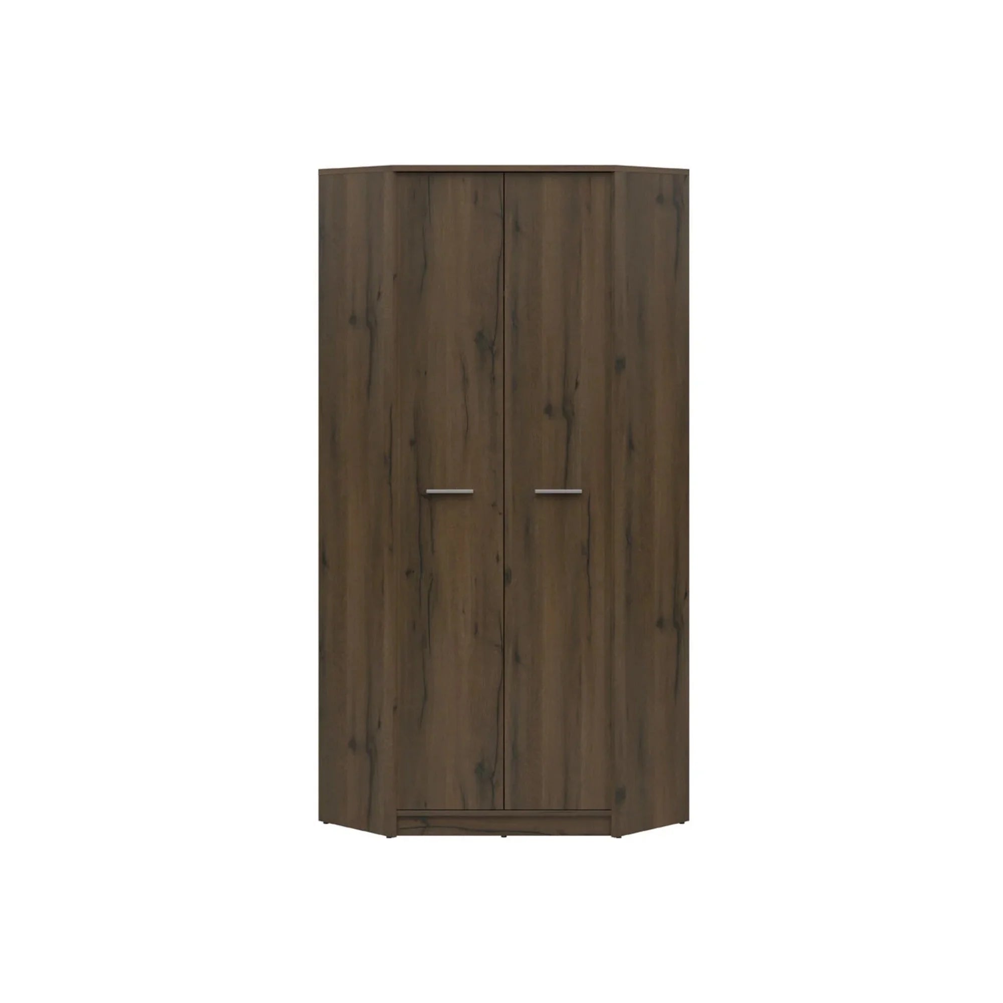 Dulap NEPO PLUS, stejar nobil, PAL laminat, cu 2 usi, 80x80x197 cm