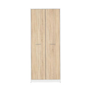 Dulap NEPO PLUS, stejar sonoma/alb, PAL, cu 2 usi, 80x55x197 cm