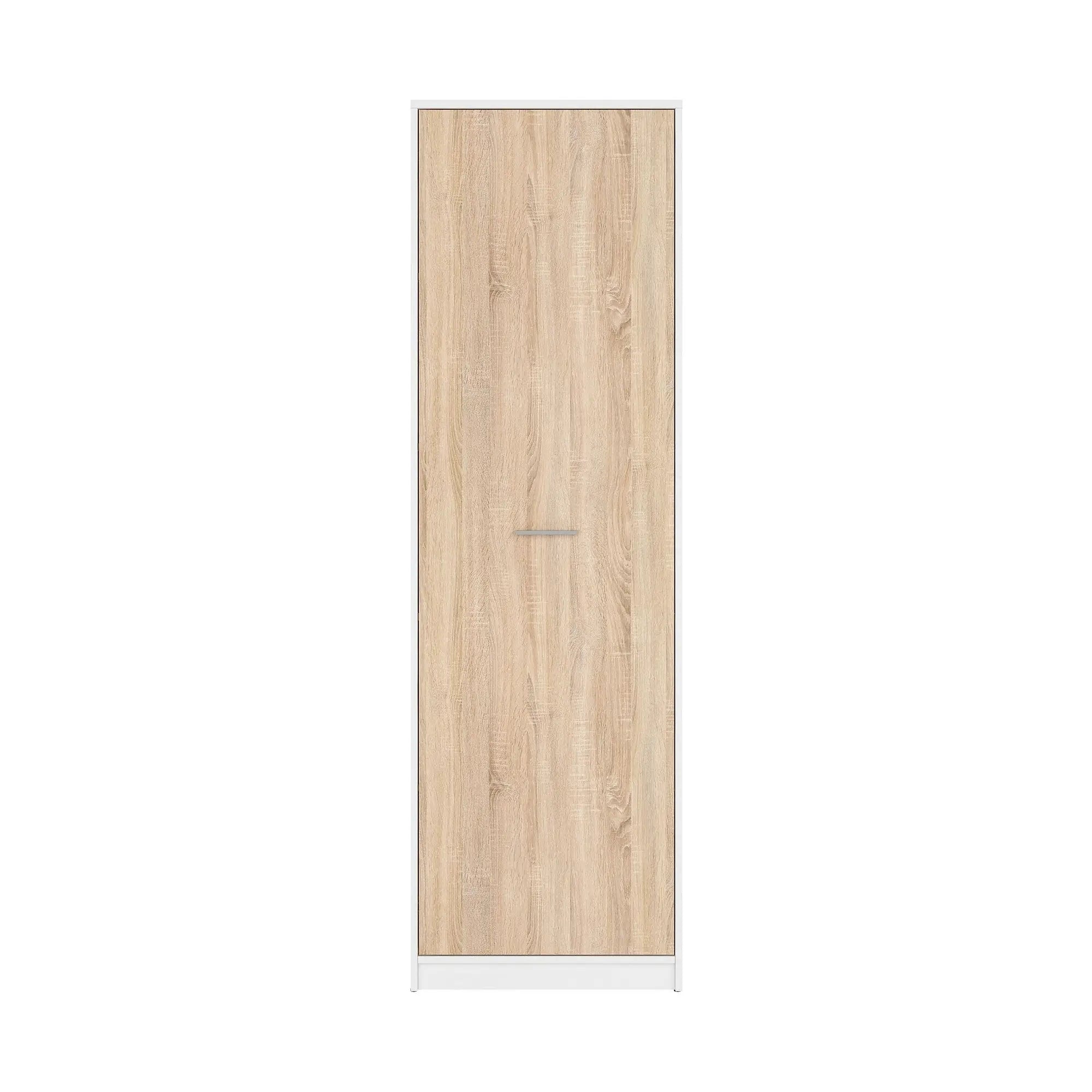 Dulap NEPO PLUS, stejar sonoma/alb, PAL, cu o usa, 60x34x197 cm