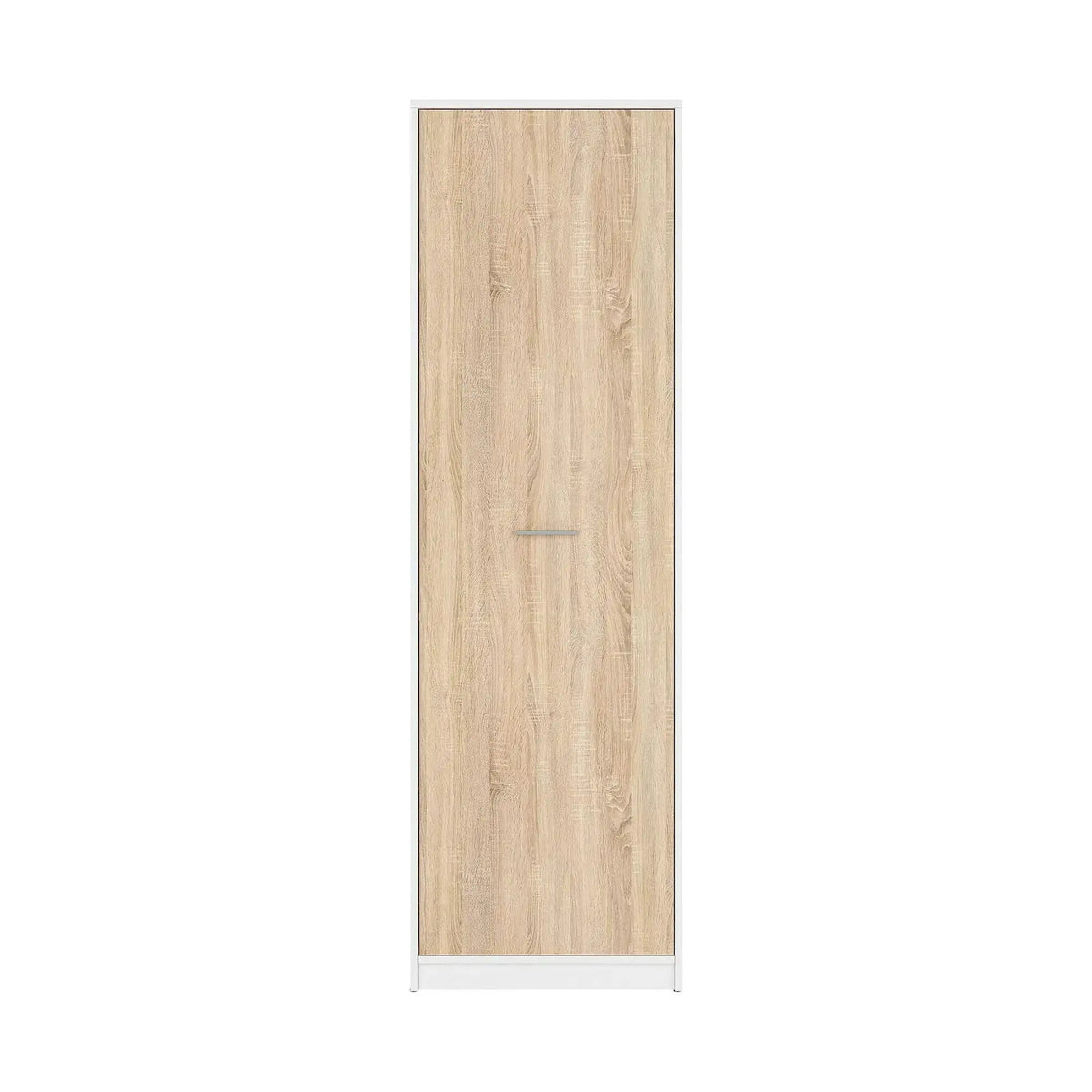 Dulap NEPO PLUS, stejar sonoma/alb, PAL, cu o usa, 60x34x197 cm