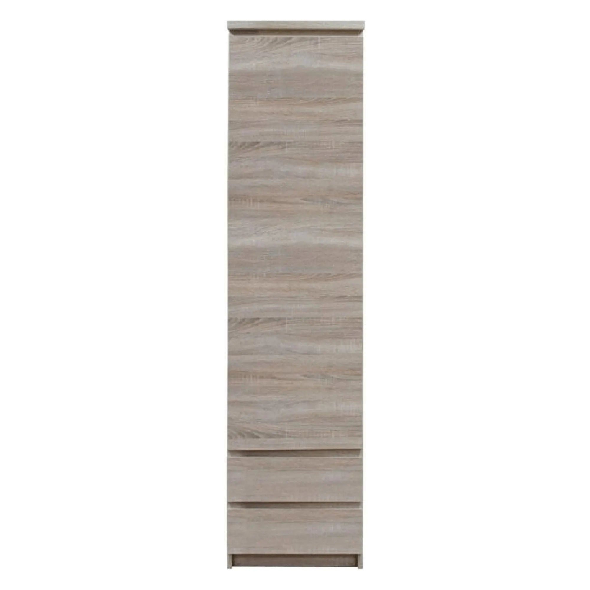 Dulap PANAMA Typ 02, stejar sonoma, PAL melaminat, cu o usa si 2 sertare, 50x41x200 cm