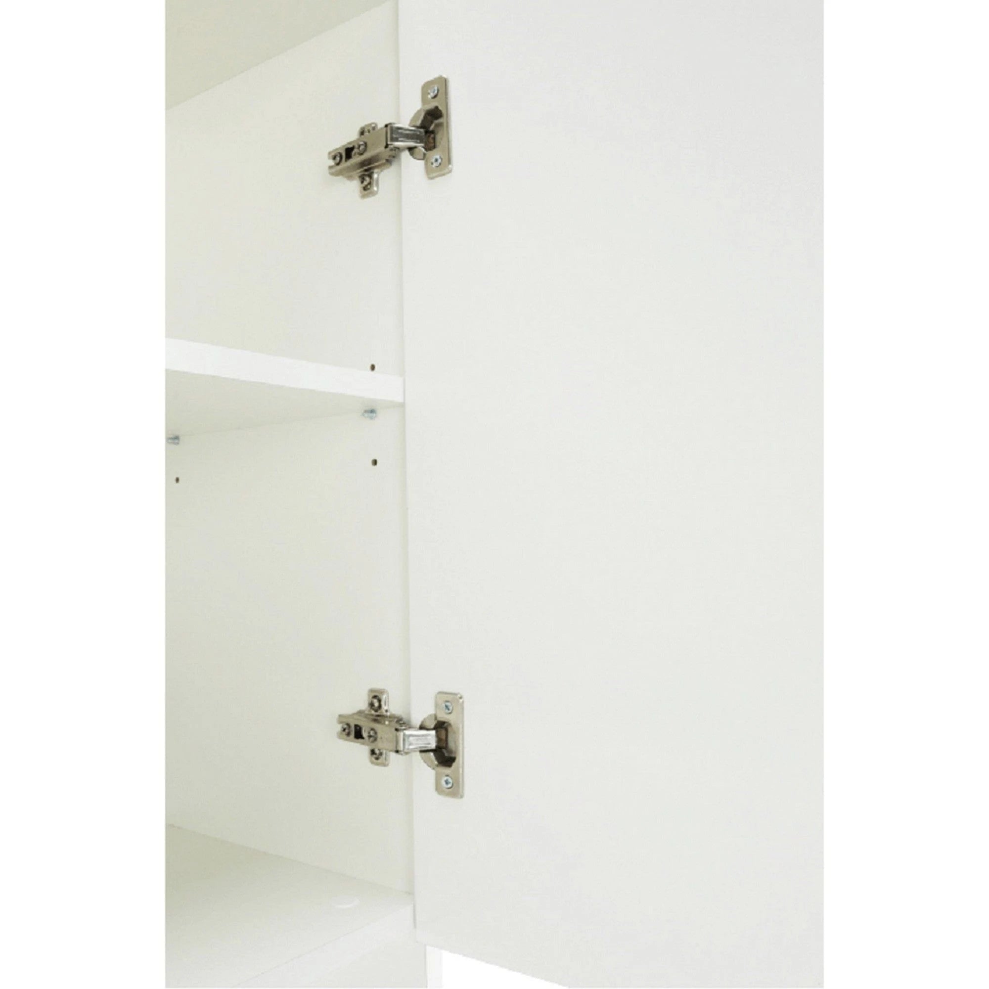 Dulap pentru masina de spalat NATALI, alb, PAL melaminat, cu 2 usi, 64x32x190 cm