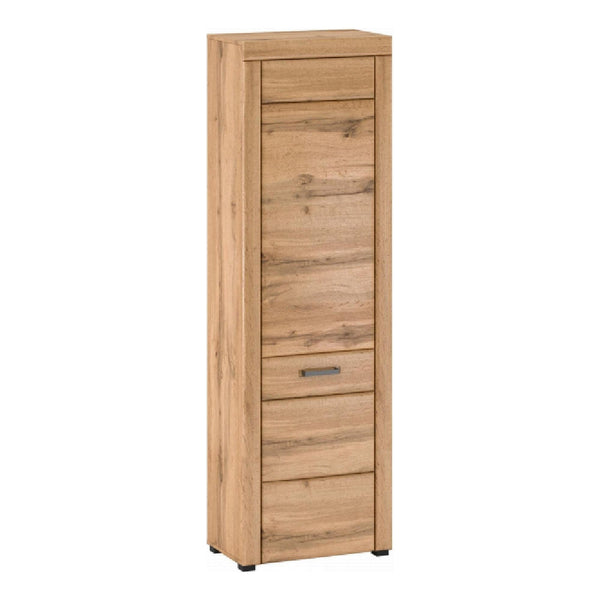 Dulap PUSAN V, stejar, cu o usa, 61x37x196 cm