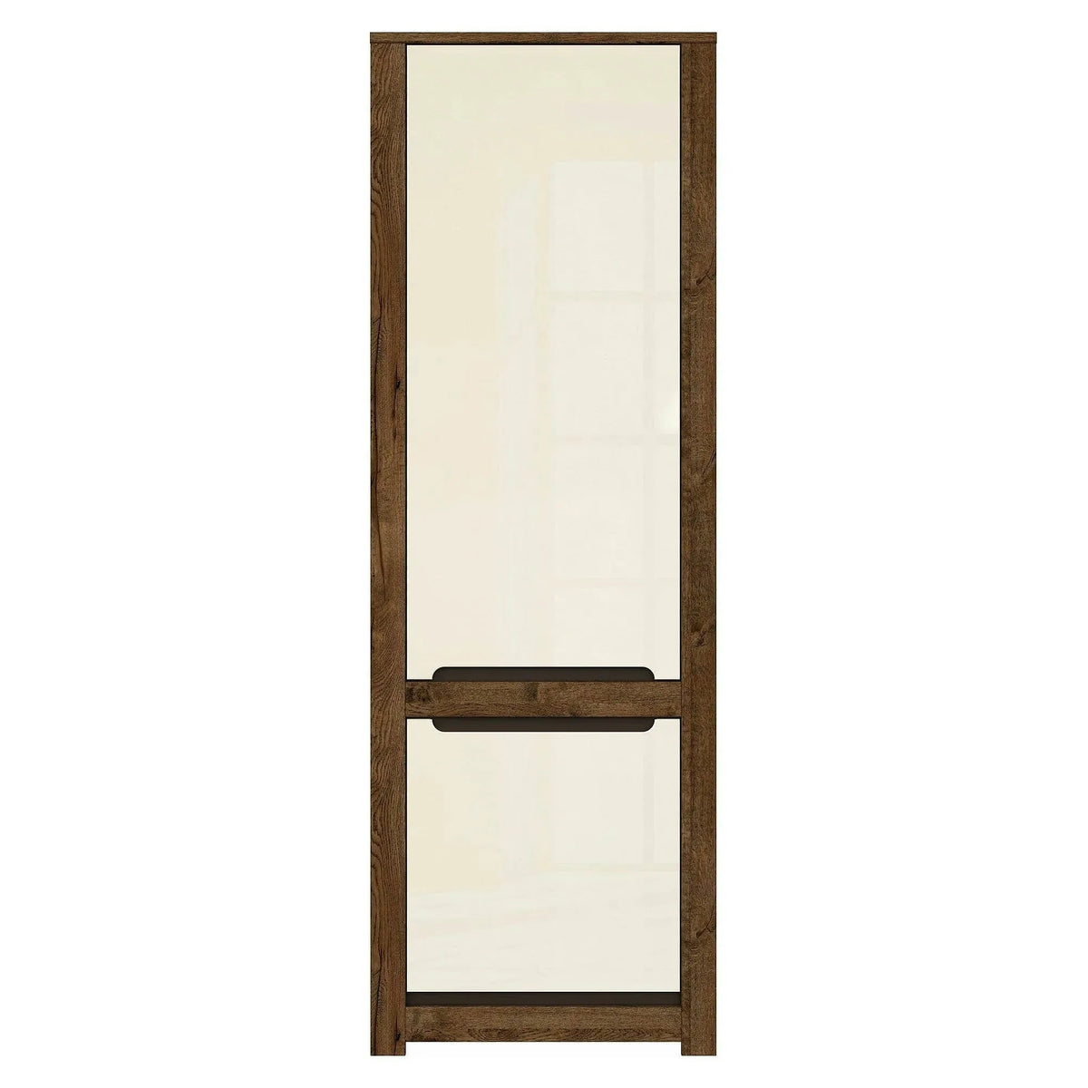 Dulap RUSO, bej/stejar april, PAL, cu 2 usi, 69x46x205 cm