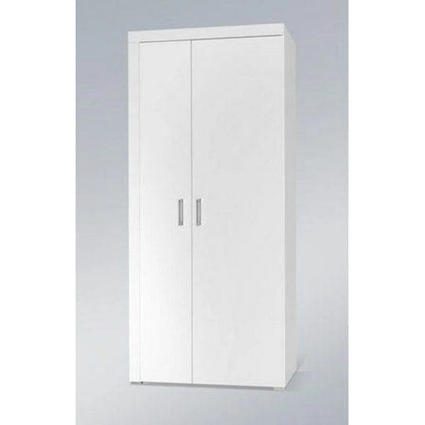 Dulap SAMBA REG-1, alb, PAL laminat, cu 2 usi, 90x55x203 cm