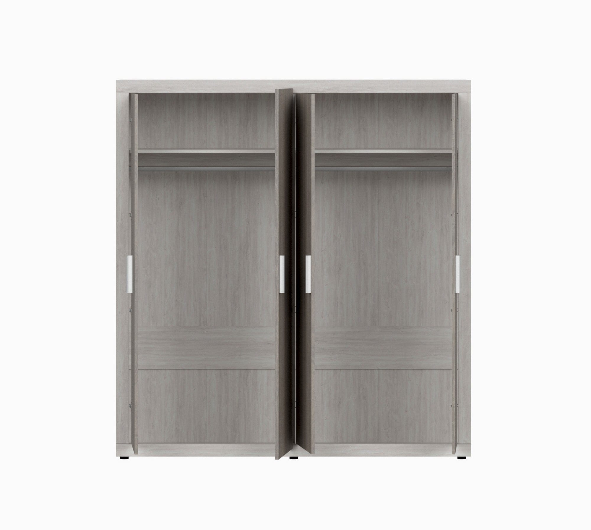 Dulap SARA, stejar sonoma/casmir, PAL, cu 4 usi, 196x49x208 cm
