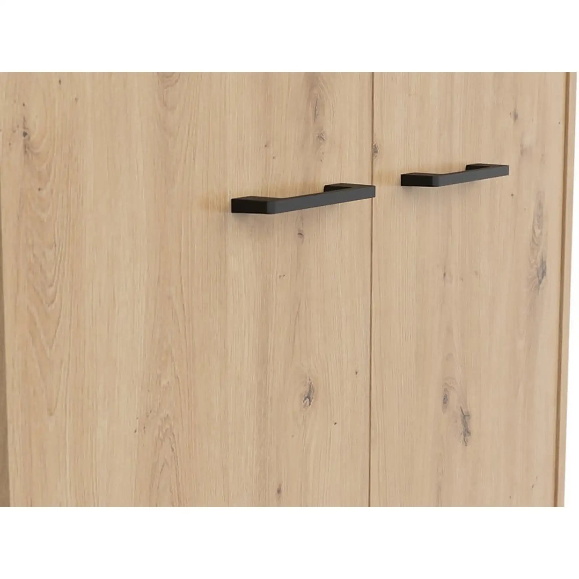 Dulap SPACE OFFICE, stejar artisan, PAL laminat, 80x37x203 cm