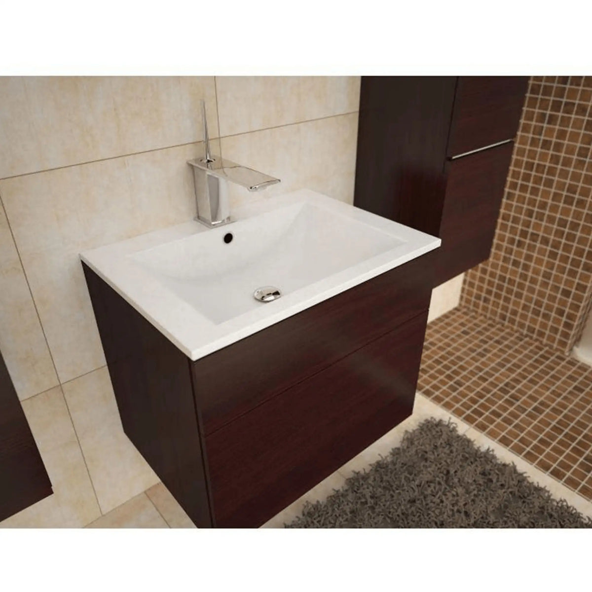 Dulap sub chiuveta MASON WE13, wenge, DTD laminat, 60x45x47 cm