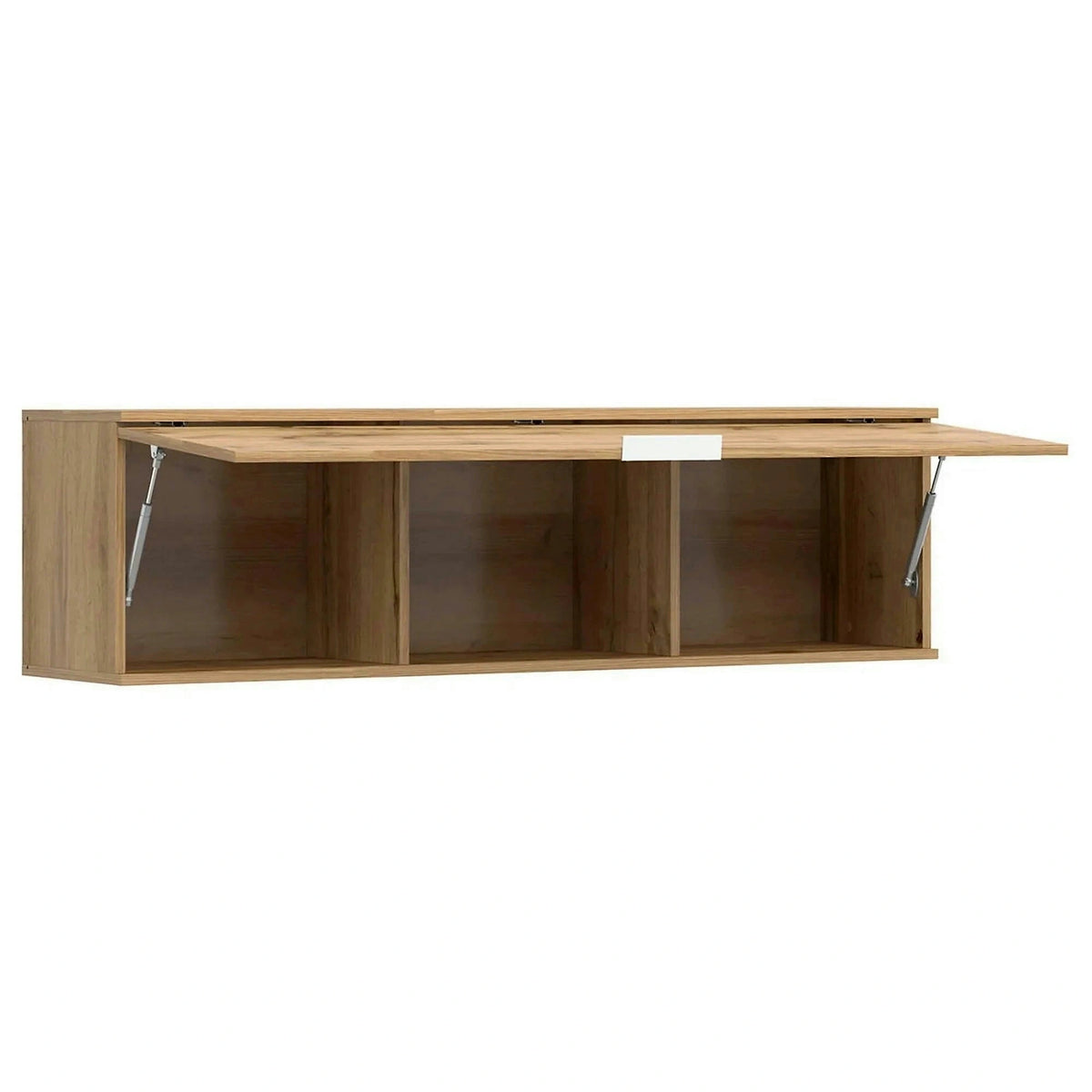 Dulap suspendat ZELE, stejar wotan, PAL laminat, 135x31x37 cm