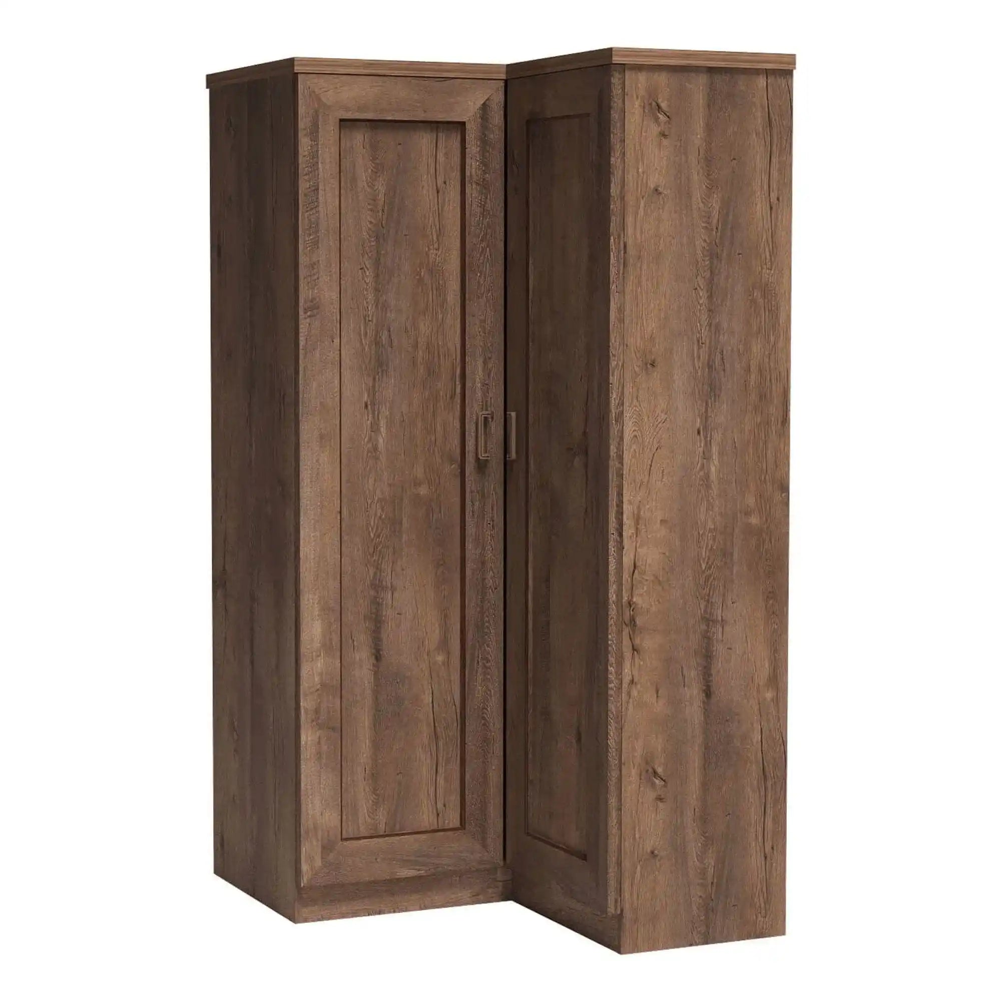 Dulap TEDY Typ T25, stejar lefkas, PAL melaminat, cu 2 usi, 110x95x190 cm