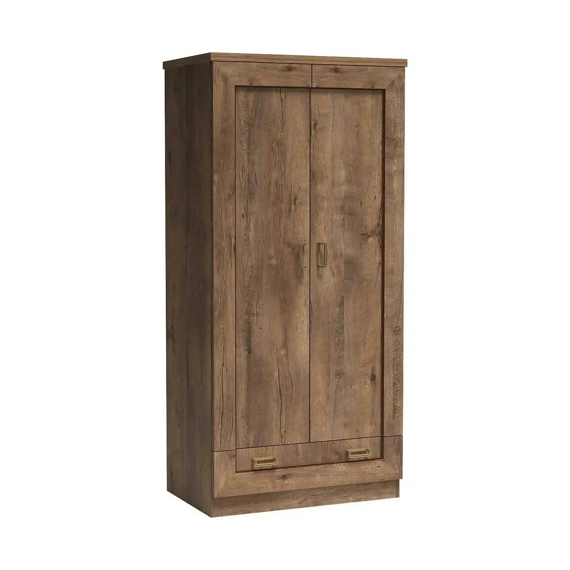 Dulap TEDY Typ T7, stejar lefkas, PAL melaminat, cu 2 usi, 90x57x190 cm