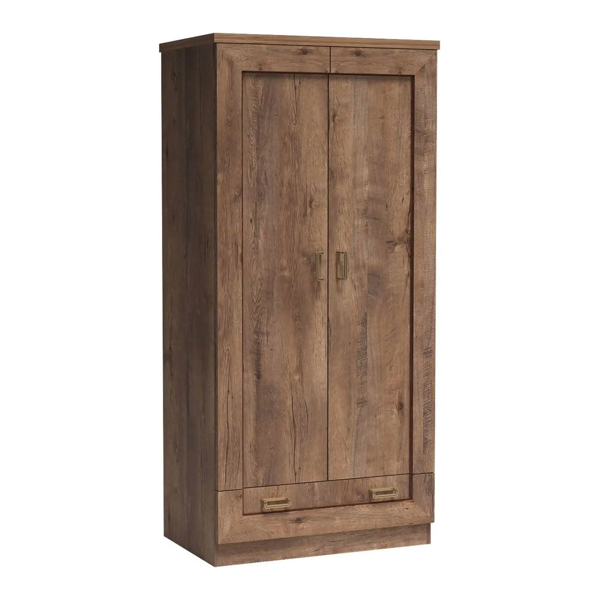 Dulap TEDY Typ T7, stejar lefkas, PAL melaminat, cu 2 usi, 90x57x190 cm