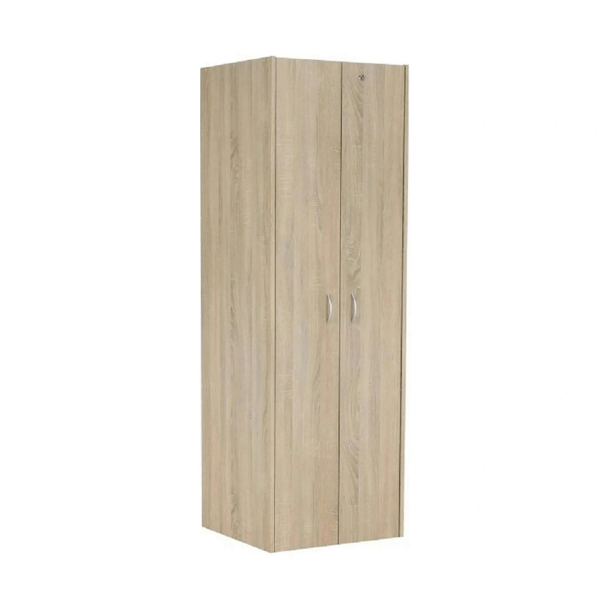 Dulap TEMPO ASISTENT NEW 005, stejar sonoma, PAL melaminat, cu 2 usi, 57x55x175 cm