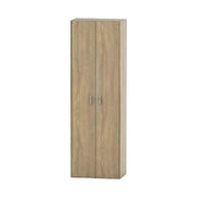 Dulap TEMPO ASISTENT NEW 006, stejar sonoma, PAL melaminat, cu 2 usi, 57x34x175 cm