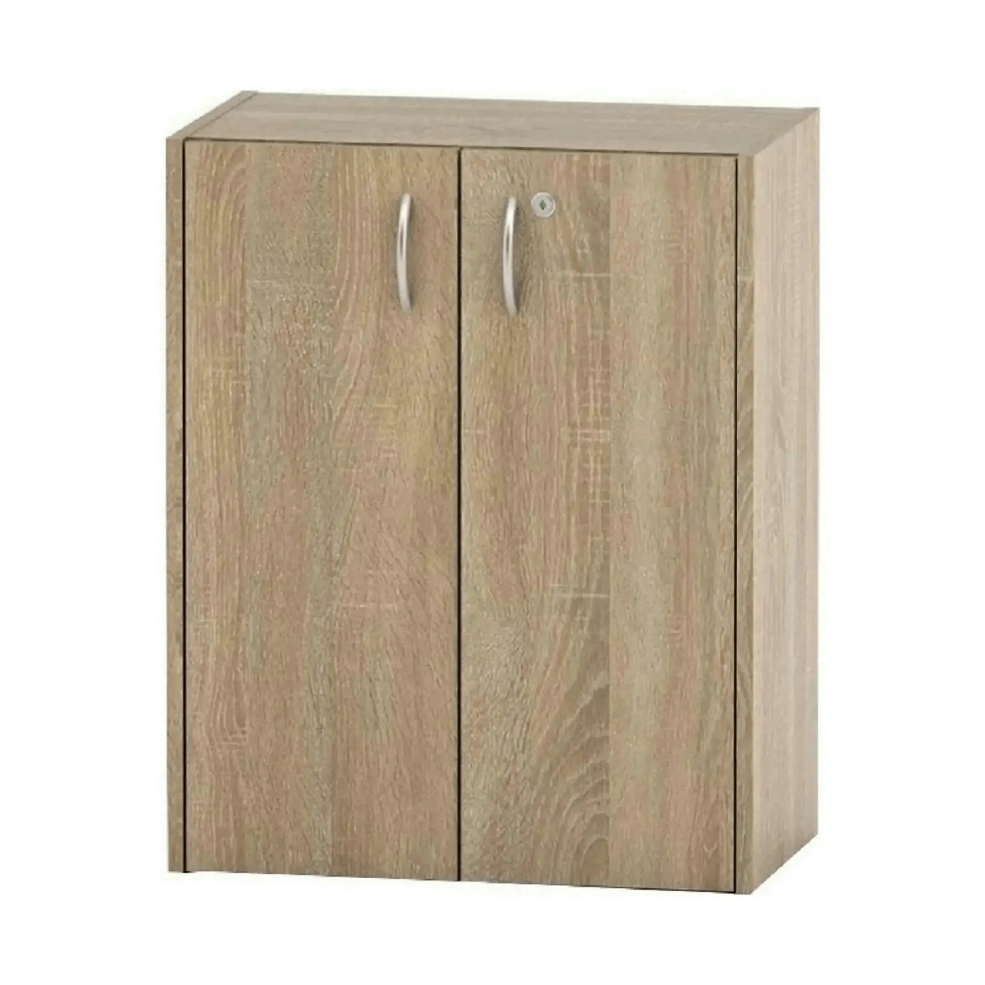 Dulap TEMPO ASISTENT NEW 011, stejar sonoma, PAL melaminat, cu 2 usi, 57x34x71 cm