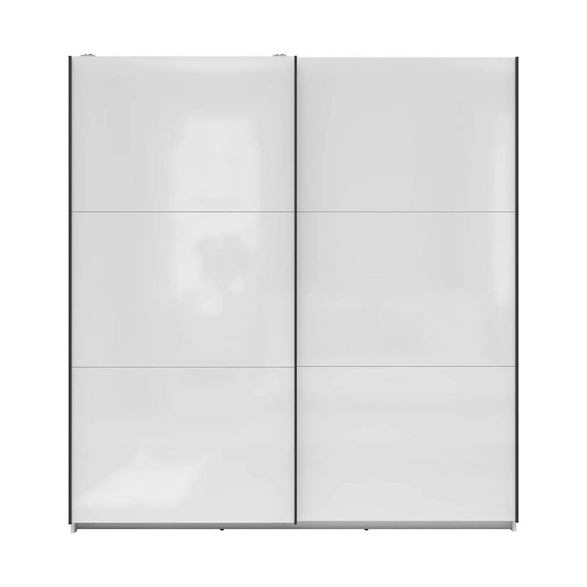 Dulap TETRIX, alb lucios, PAL, cu 2 usi, 183x60x196 cm