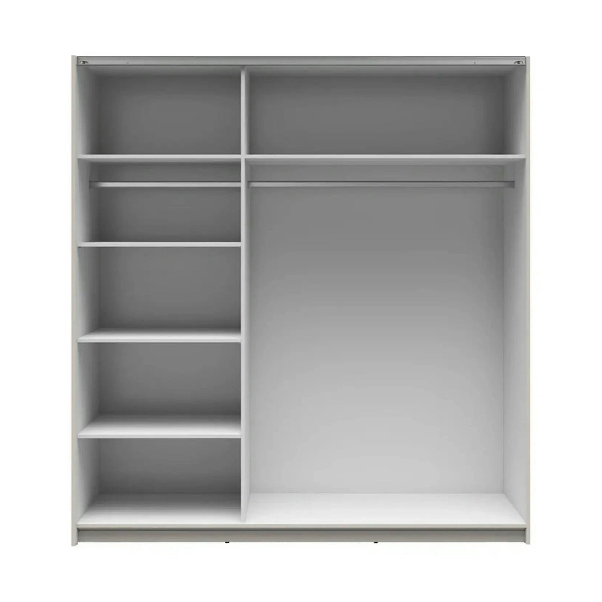 Dulap TETRIX, casmir, PAL, cu 2 usi, 183x60x196 cm