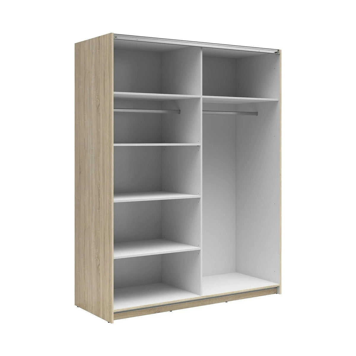 Dulap TETRIX, stejar sonoma, PAL, cu 2 usi, 154x60x196 cm